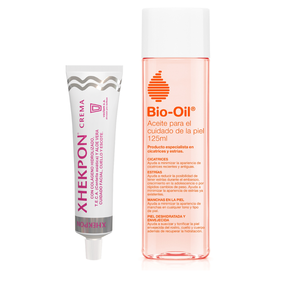 Pack Bio Oil Aceite 125ml + Xhekpon Crema 40gr