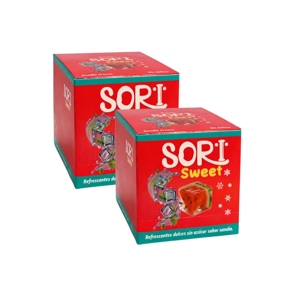 Pack Sori Sweet Display Sandia Fresca x 12
