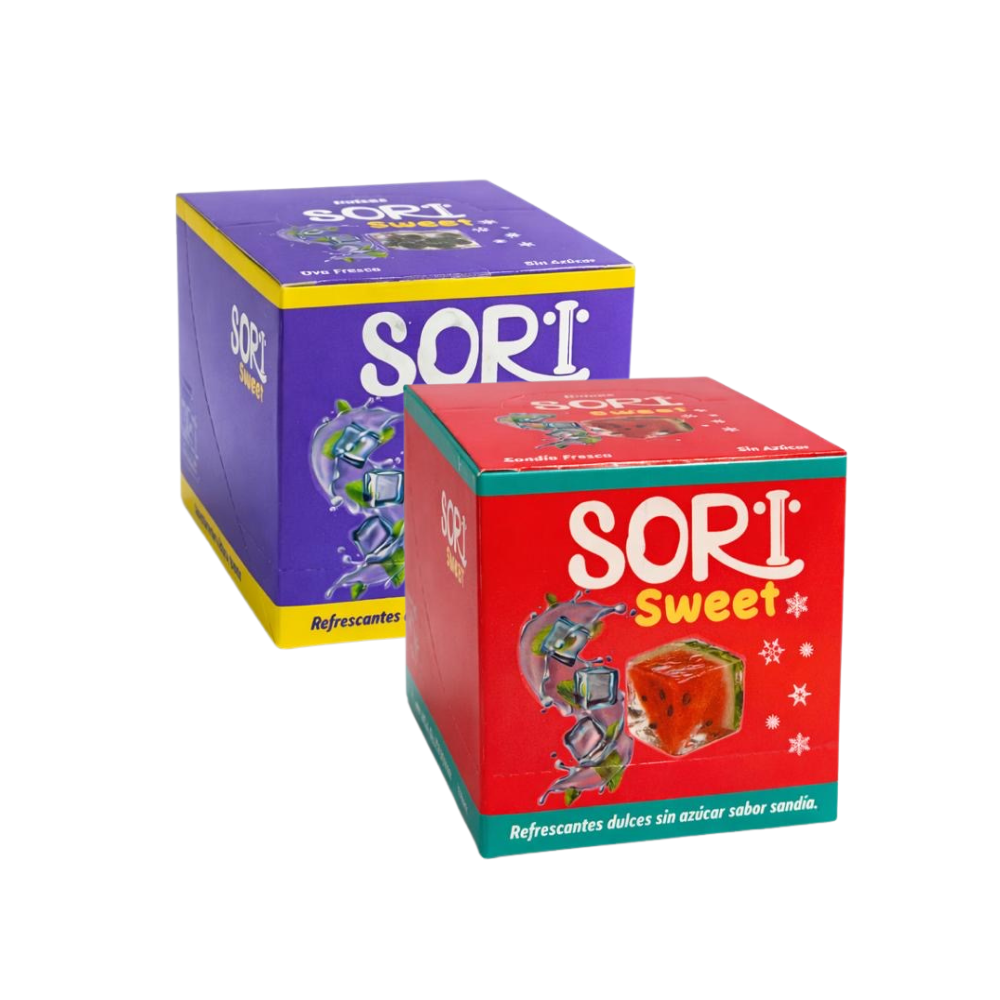 Pack Sori Sweet Display Uva Fresca - Sandia x 12